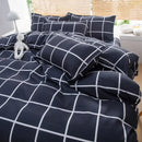 GobekUsa Cartoon Print Bedding Set: Breathable Duvet Cover, Bed Sheet, Pillowcases - Double & Single Sizes
