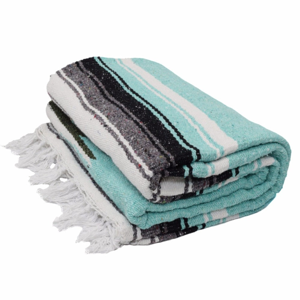 Mint Diamond Yoga Blanket, photo 5 of 7