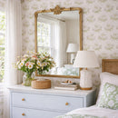 Ornate Golden Floral Rectangular Mirror by Decor Steals