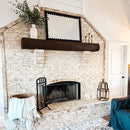 Black Beaded Carved Wood Wall Mirror by Decor Steals