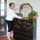 Octagon Wood Frame Mirror by Decor Steals
