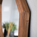 Octagon Wood Frame Mirror by Decor Steals