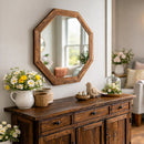 Octagon Wood Frame Mirror by Decor Steals