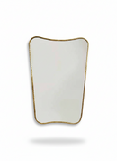 Italian Antique Brass Mirror - Butterfly Wall Mirror