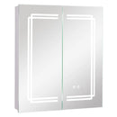 2 Doors Bathroom Mirror Medicine Wall Cabinet with Lights by LJGDeals