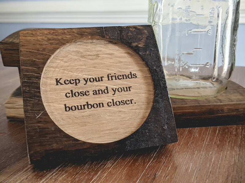 Bourbon Whiskey Themed Coasters
