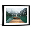 Misty Docks Print