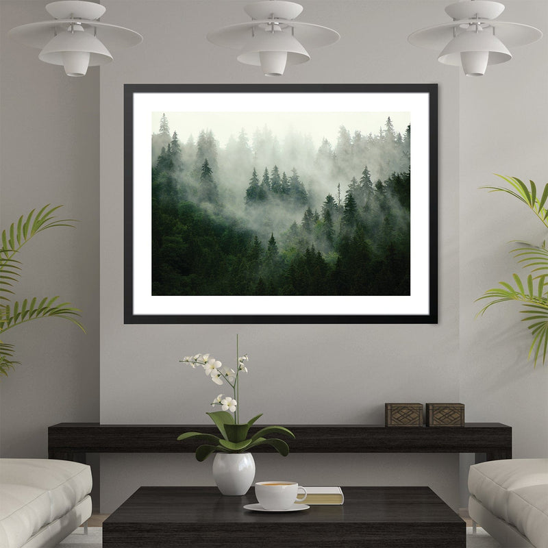 Misty Forest Print