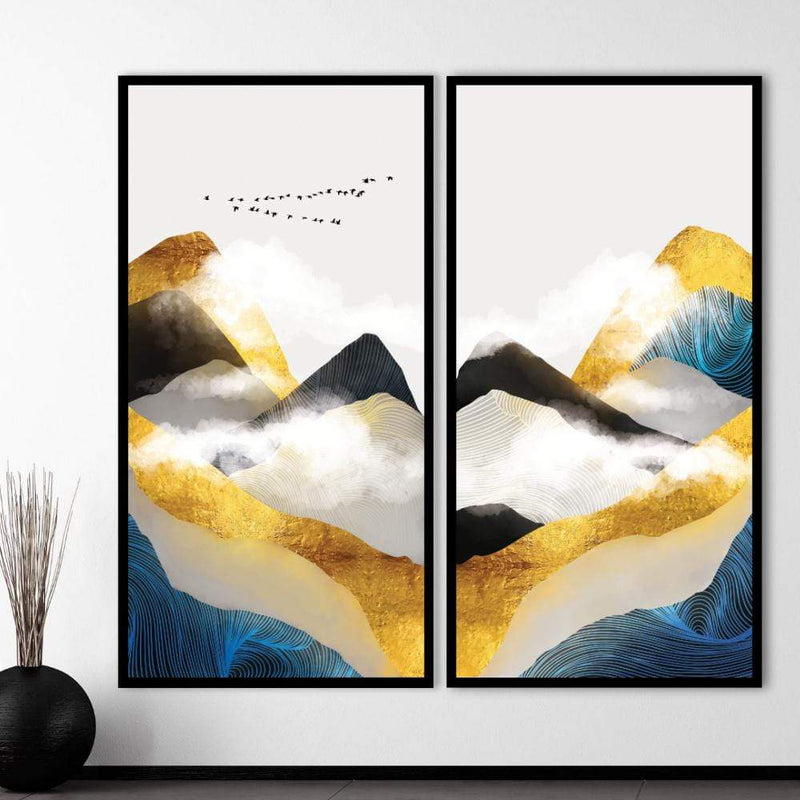 Misty Mountain Canvas