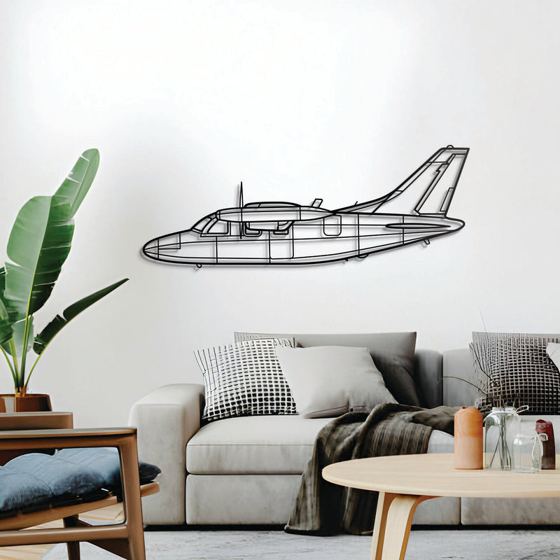 MU-2K Metal Aircraft Wall Art - NCP0290