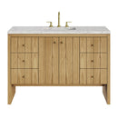 James Martin Hudson 48" Single Bathroom Vanity, Light Natural Oak
