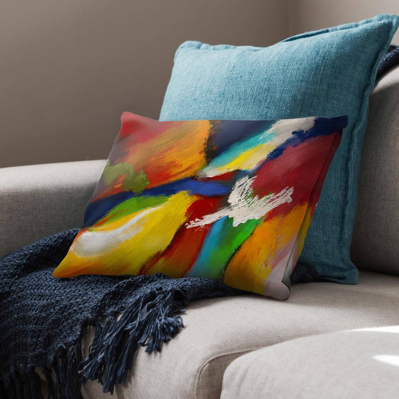 Mixed Paint Cushion