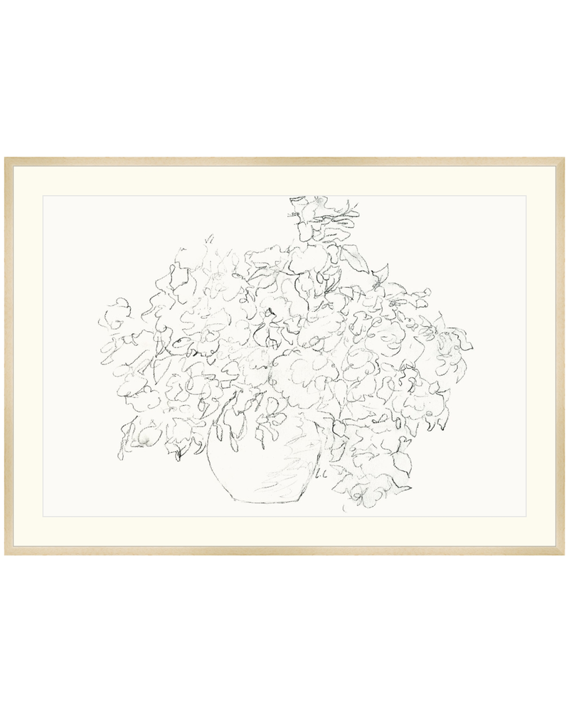 Vase of Flowers Sketch