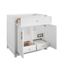 James Martin Bellshire 36" Single Bathroom Vanity, Bright White