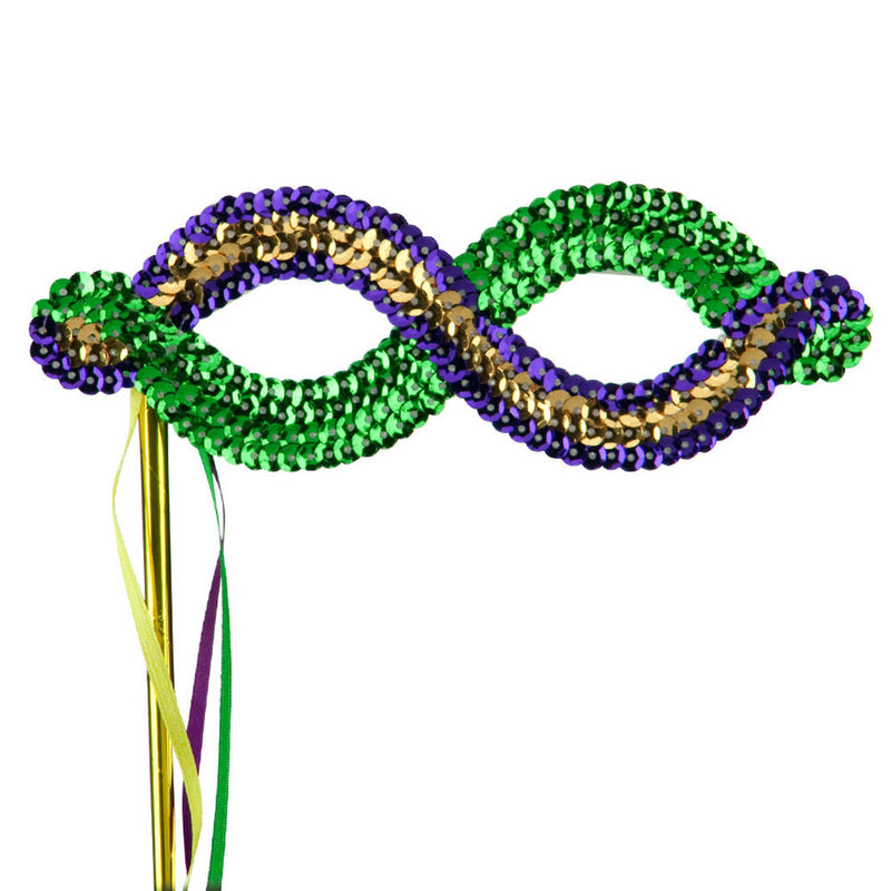 Mardi Gras Sequin Eye Mask