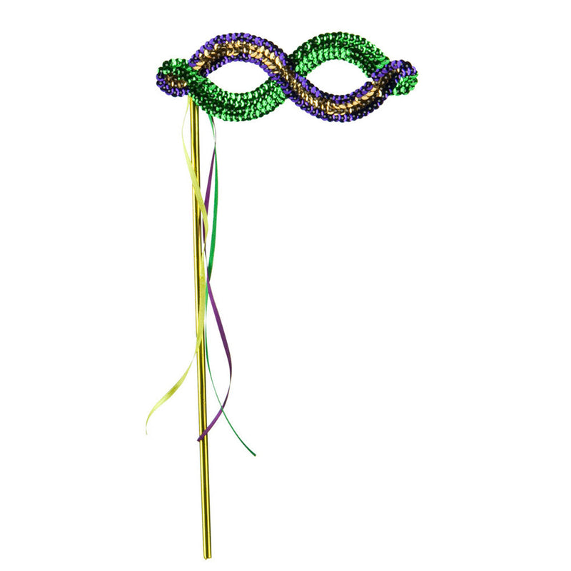 Mardi Gras Sequin Eye Mask