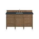 James Martin Brittany 60" Single Bathroom Vanity, Pecan