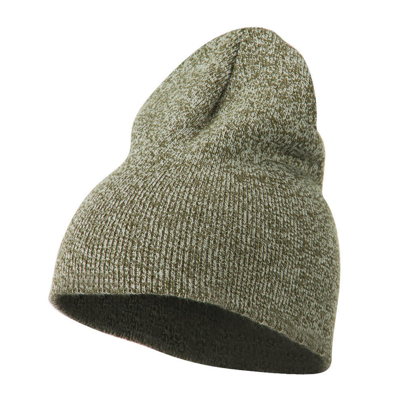 Marled Short Beanie