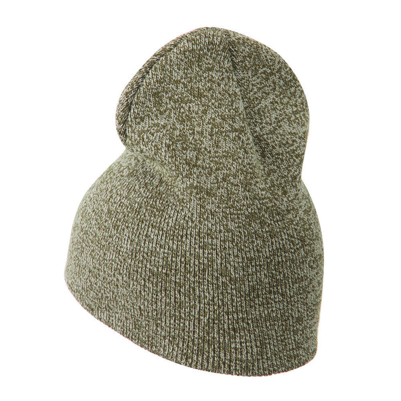 Marled Short Beanie