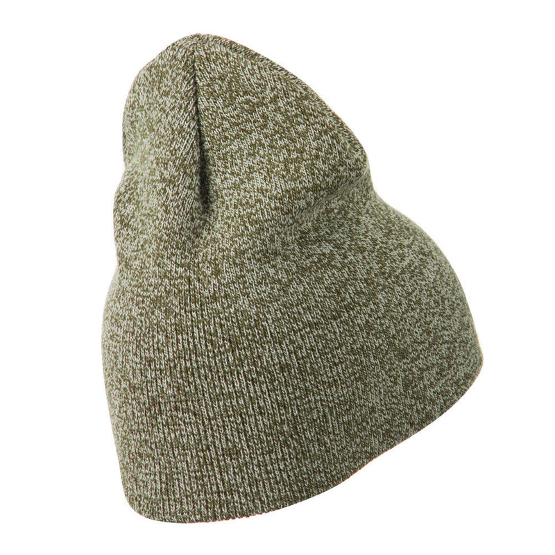 Marled Short Beanie