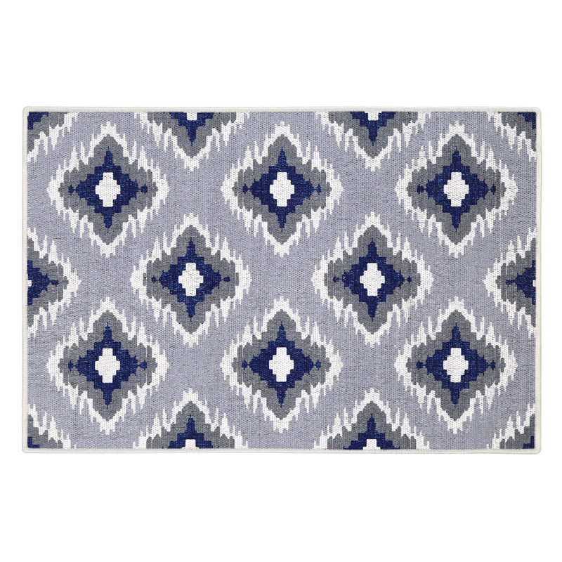 Sussexhome Tetra Multi Collection 2 x 3 Foot Heavy Duty Low Pile  Landing Rug Runner