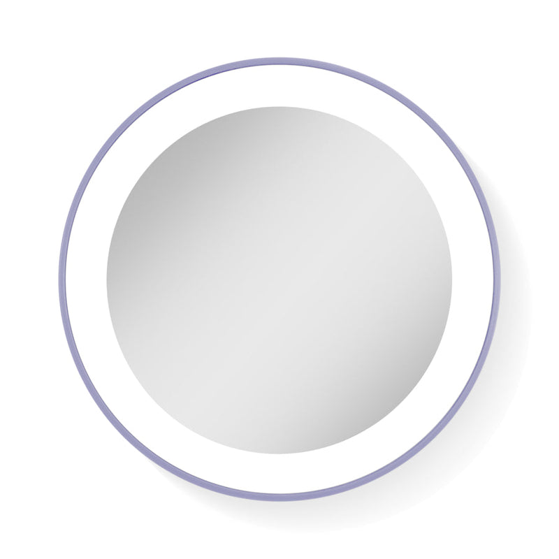 Lighted Compact Mirror with Magnification & Suction Cup