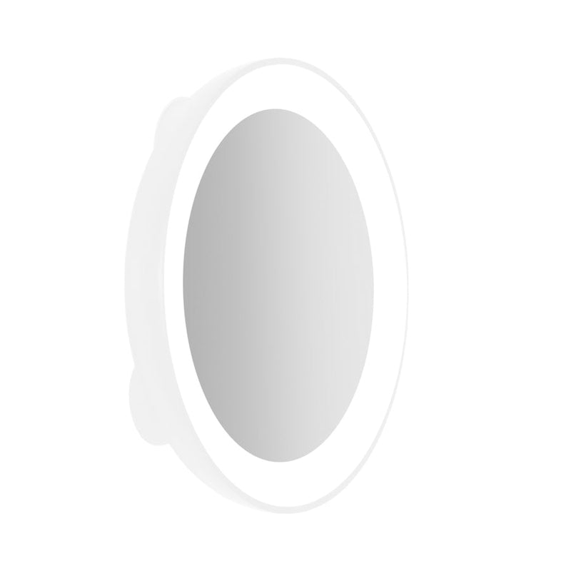 Lighted Compact Mirror with Magnification & Suction Cup