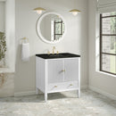 James Martin Myrrin 30" Single Bathroom Vanity, Bright White