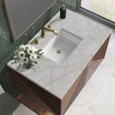 James Martin Marcello 36" Floating Single Bathroom Vanity, Chestnut