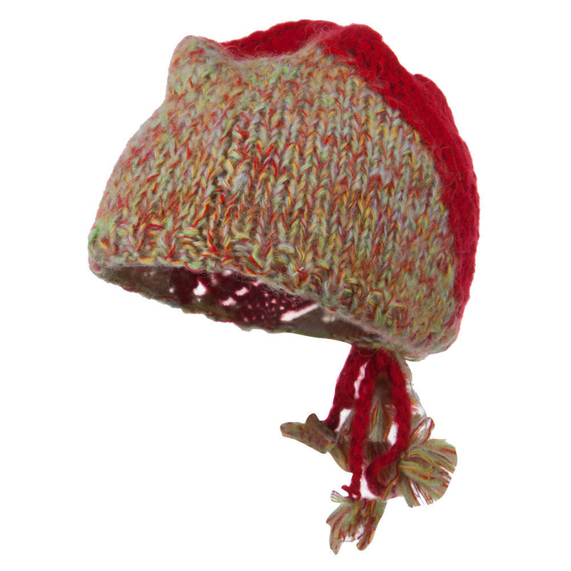 Women's Multi Mix Gathered Back Beanie