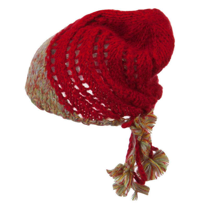 Women's Multi Mix Gathered Back Beanie
