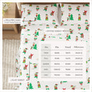 Turkish Cotton Christmas Flannel Sheet - Whittaker Collection by Great Bay Home