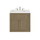 James Martin Chicago 30" Single Bathroom Vanity, Walnut Whisper