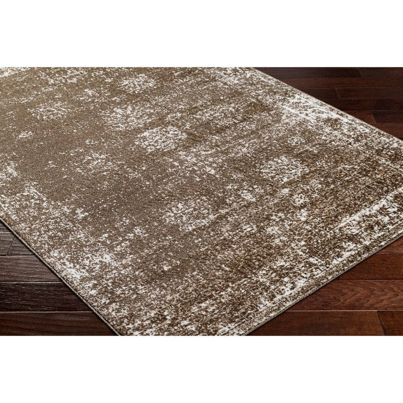 Yevette Traditional Dark Brown Area Rug