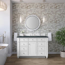 James Martin Bristol 48" Single Bathroom Vanity, Bright White