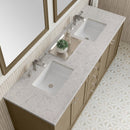 James Martin Chicago 72" Double Bathroom Vanity, Walnut Whisper