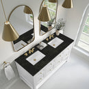 James Martin Breckenridge 60" Double Bathroom Vanity, Bright White