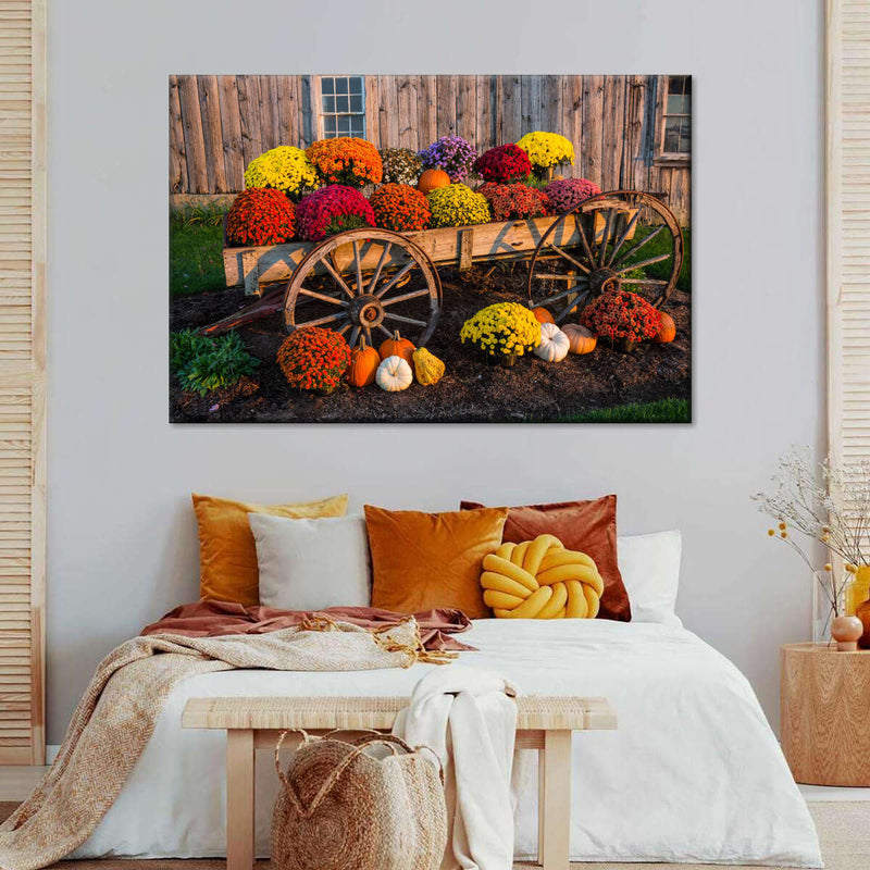 Flower Vending Stall Wall Art