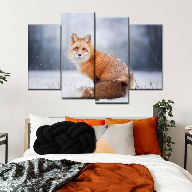 Little Red Fox Portrait Wall Art