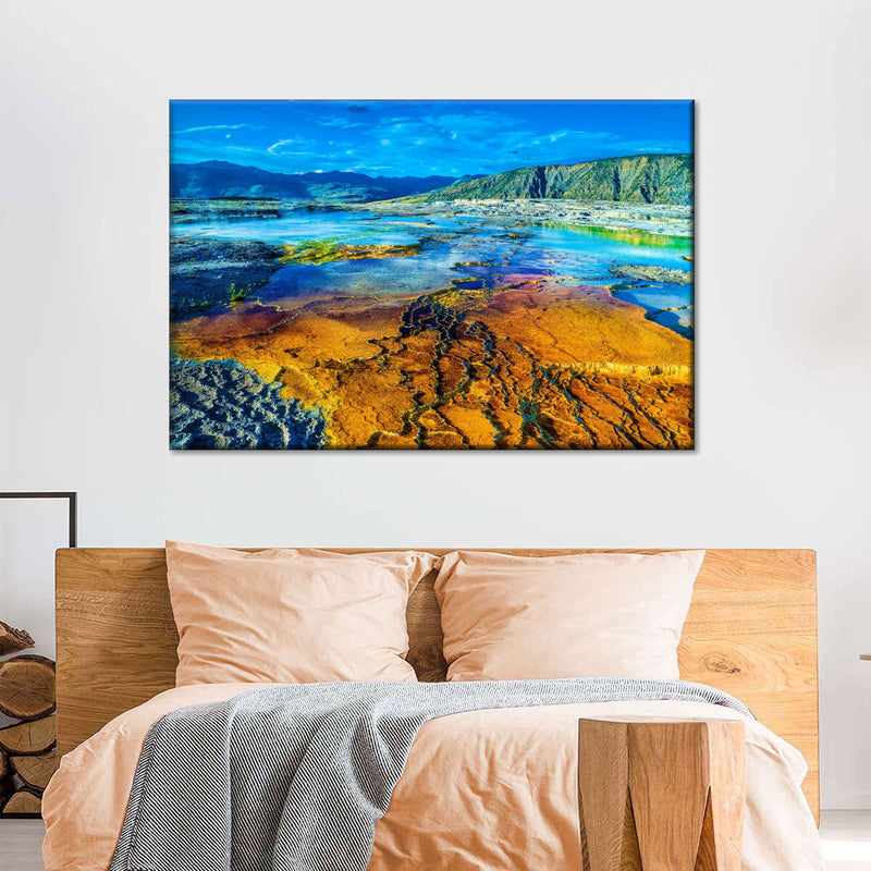 Yellowstone Mammoth Hot Springs Wall Art