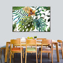 Wild Monstera Leaves Wall Art