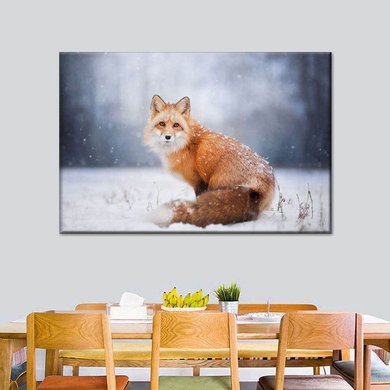 Little Red Fox Portrait Wall Art