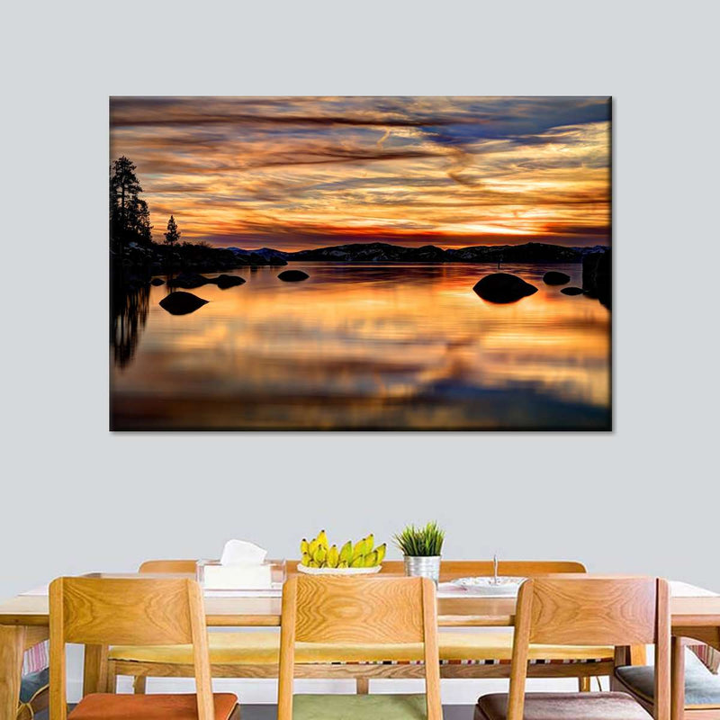 Lake Tahoe Granite Boulders Wall Art