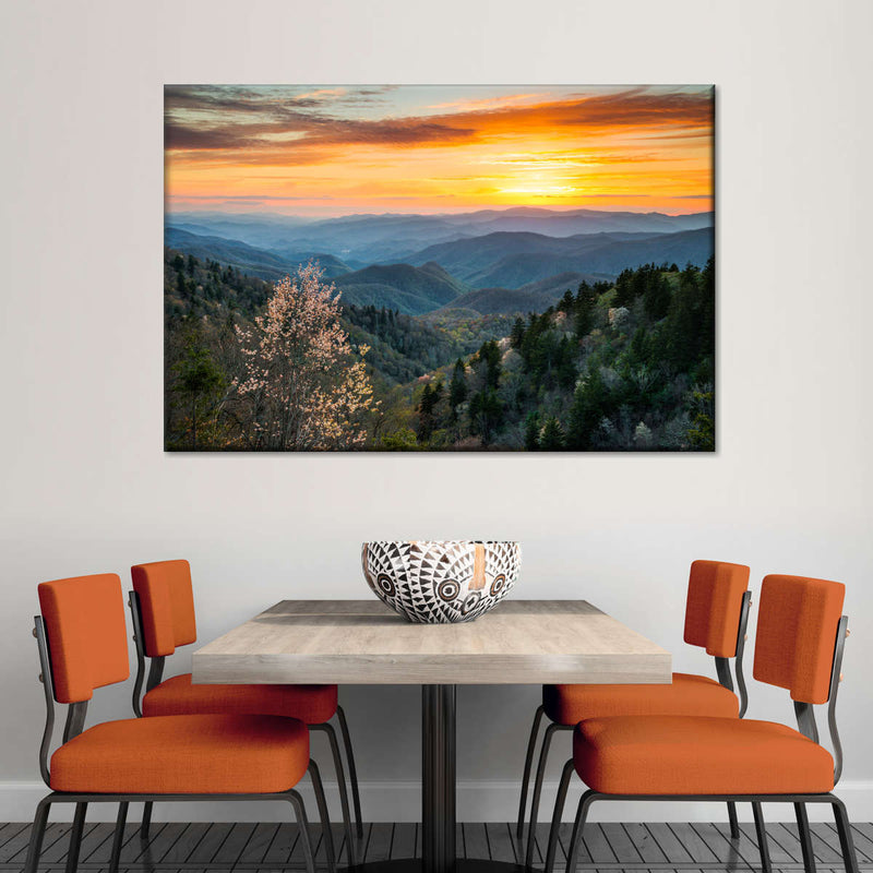 Great Smoky Mountains Sunrise Wall Art