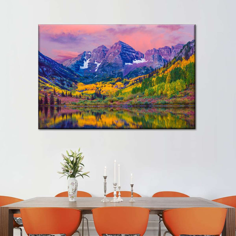 Maroon Bells Autumn Beauty Wall Art