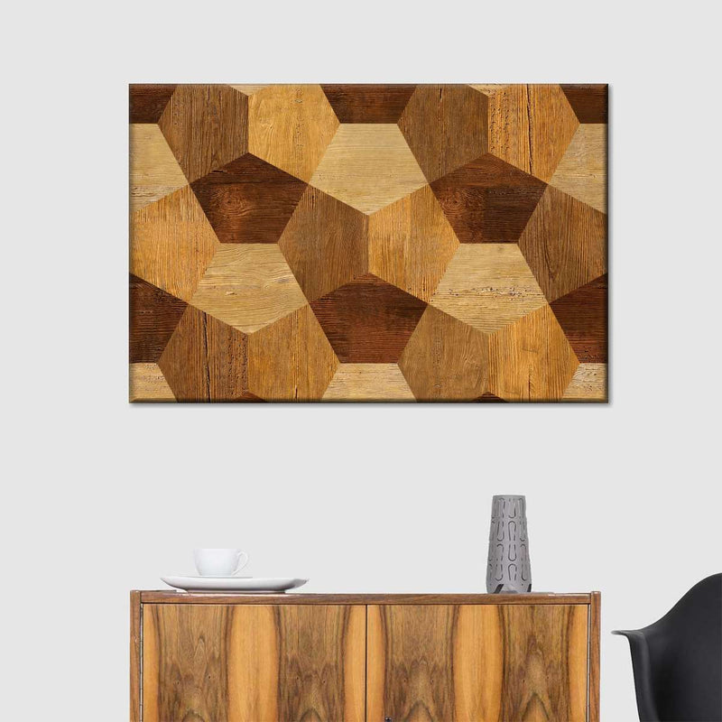 Abstract Wood Decor Wall Art