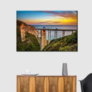 Bixby Creek Bridge At Sunset Wall Art