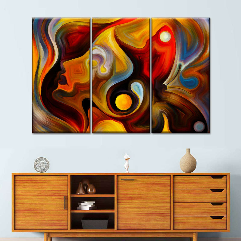 Abstract Portrait Wall Art