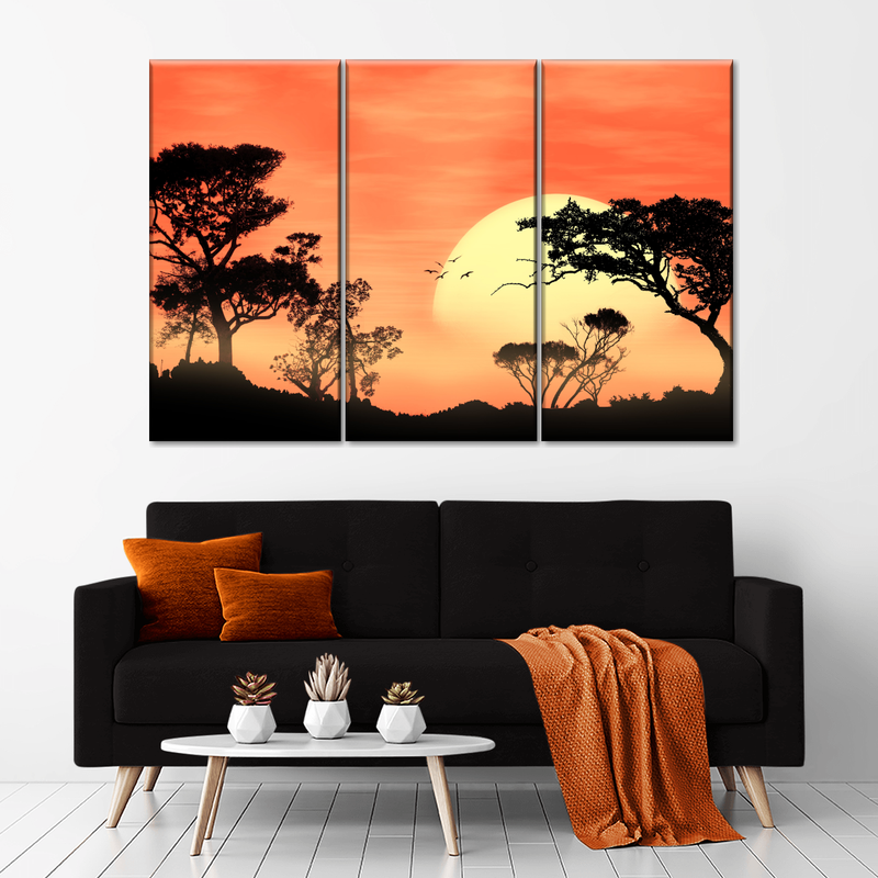 Sunrise In Africa Wall Art