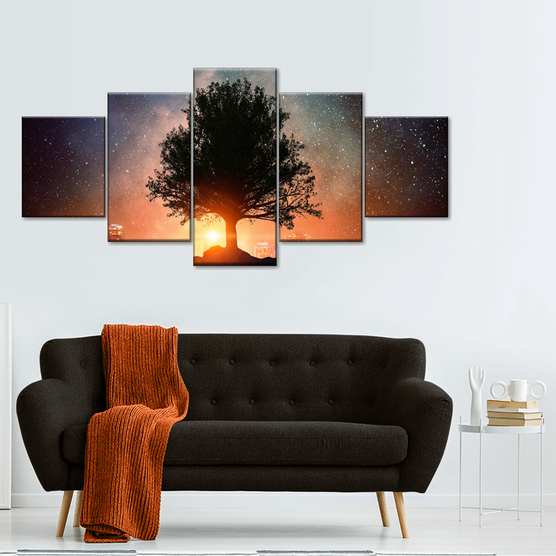 Starry Tree Wall Art